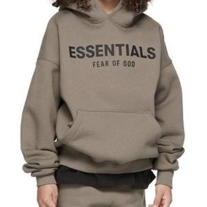 Kids Essentials Fear of God Hoodie in size M 8